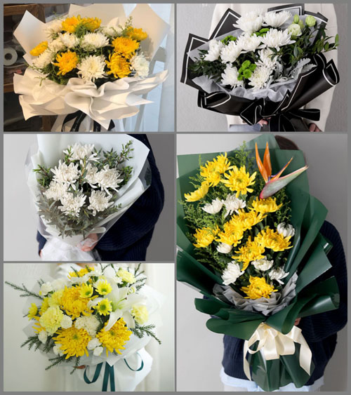 贵州毕节市赫章县松林坡乡小薯块村白事花束代送